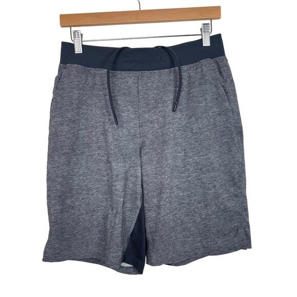 Lululemon Mens T.H.E. Shorts Medium Gray Linerless 9" Inseam Gym Athleisure Run - Picture 1 of 8
